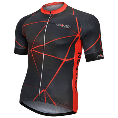 Neenca Men's Mountain Bike Streak Short Sleeve Shirt