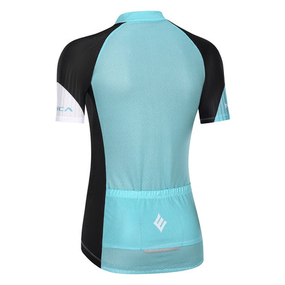 Neenca Women's Cycling Bike Jersey Short Sleeve Breathable Bicycle Clothing