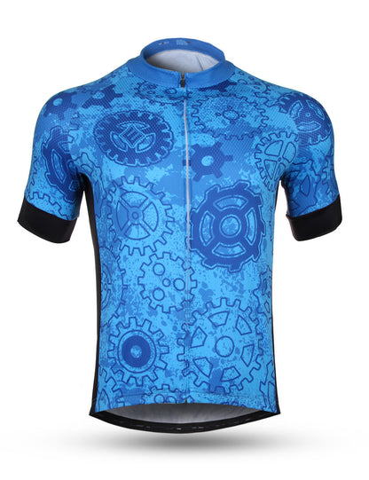 Neenca Men's Cycling Jersey, Breathable Running Tops