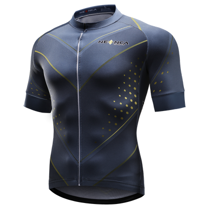 Neenca Men Full Zip Bike Shirt Racing Top