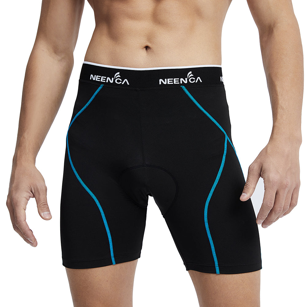 Neenca Men's Bike Cycling Shorts with 4D Sponge Gel Padded