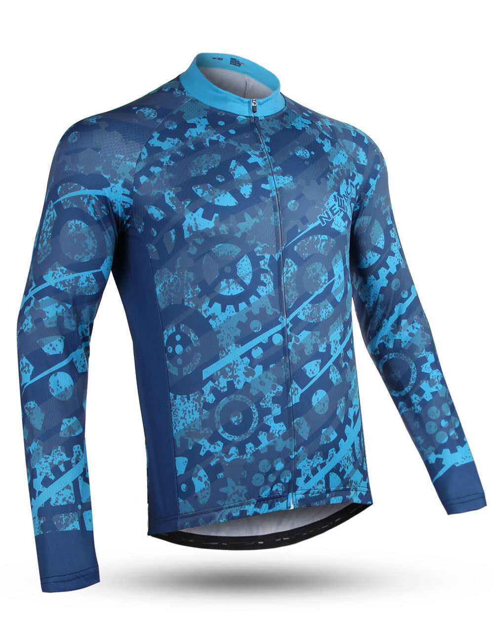 Neenca Long Sleeve Cycling Jersey Men's Mountain Bike Shirt Tops