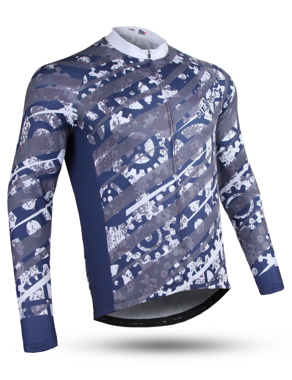 Neenca Men's Cycling Jersey Long Sleeve T Shirt