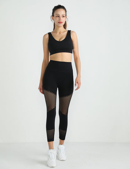 Women's Hollow Out High Waisted Yoga Pants