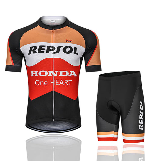 Neenca Men's Cycling Jersey Set Bicycle Short Sleeve Set