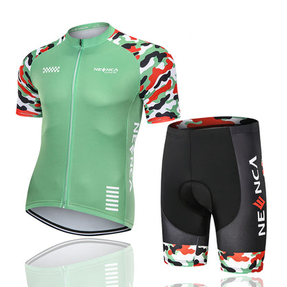 Neenca Men's Cycling Jersey Set Moisture Wicking Breathable Quick-Dry