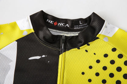 Neenca Men's Lightweight Cycling Jersey Short Sleeve Reflective Bike Shirts