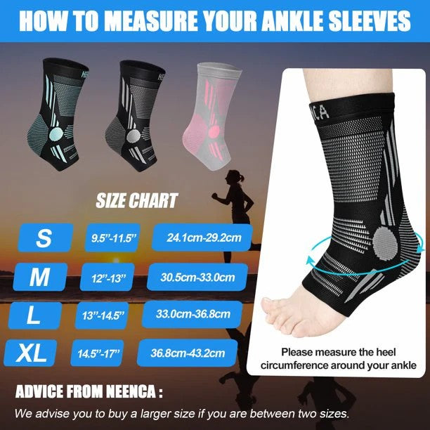 NEENCA Professional Ankle Brace Compression Sleeve