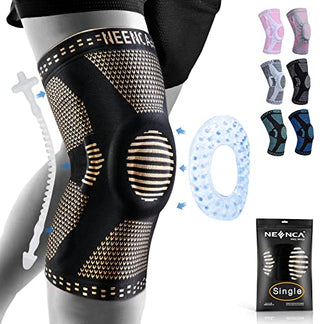 NEENCA Professional Knee Brace,Knee Compression Sleeve Support for Men ...