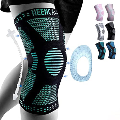 NEENCA Professional Knee Brace,Knee Compression Sleeve Support for Men  Women with Patella Gel Pads & Side Stabilizers – Neenca® Official Store