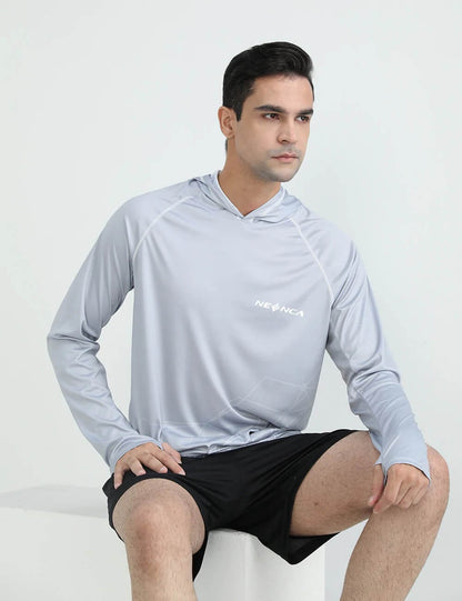 Neenca Men's Lightweight Outdoor Long Sleeve Hoodie