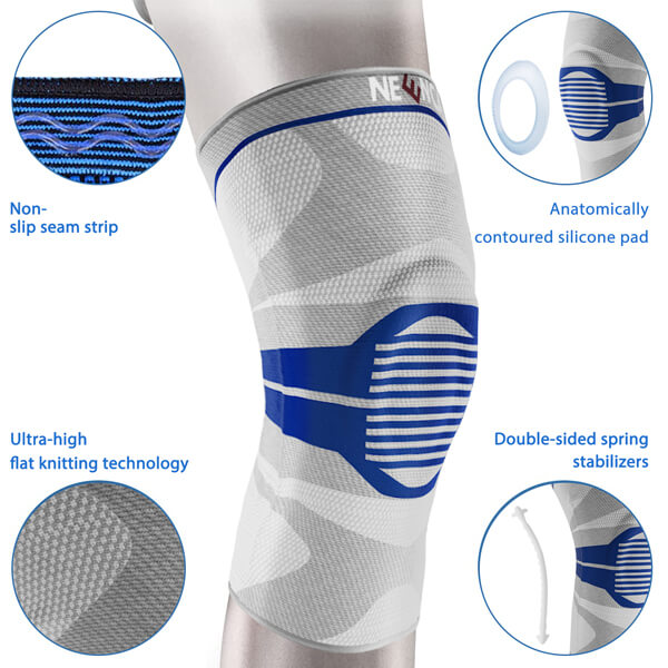 Professional Knee Brace Compression Sleeve HS082