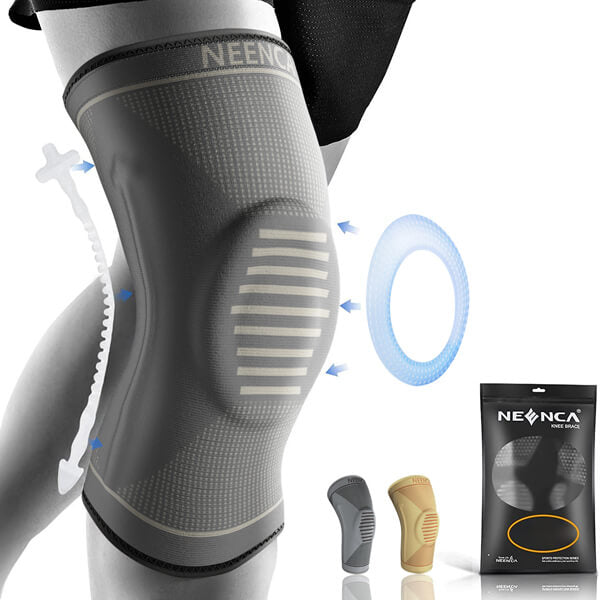 NEENCA Professional Knee Brace,Knee Compression Sleeve Support for