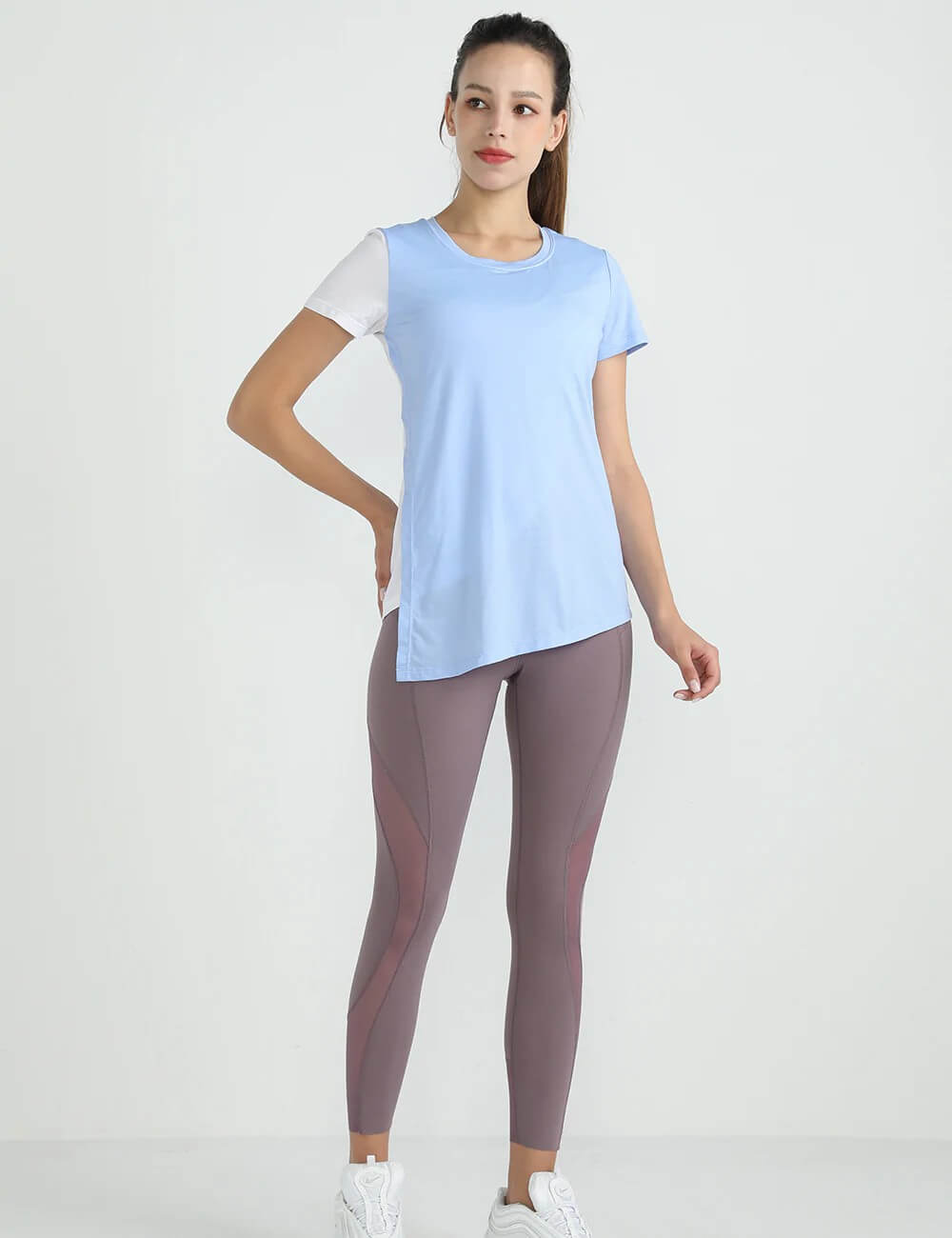 Women's Short Sleeve Crew-Neck Activewear T-Shirt