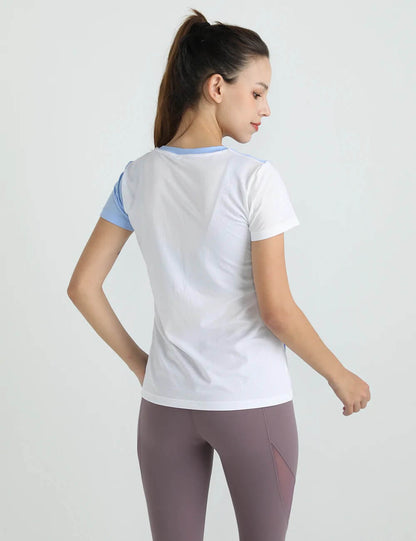 Women's Short Sleeve Crew-Neck Activewear T-Shirt